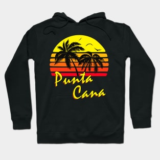 Punta Cana Retro Sunset Hoodie